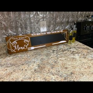 THIS WEEKS MENU / Home Decor